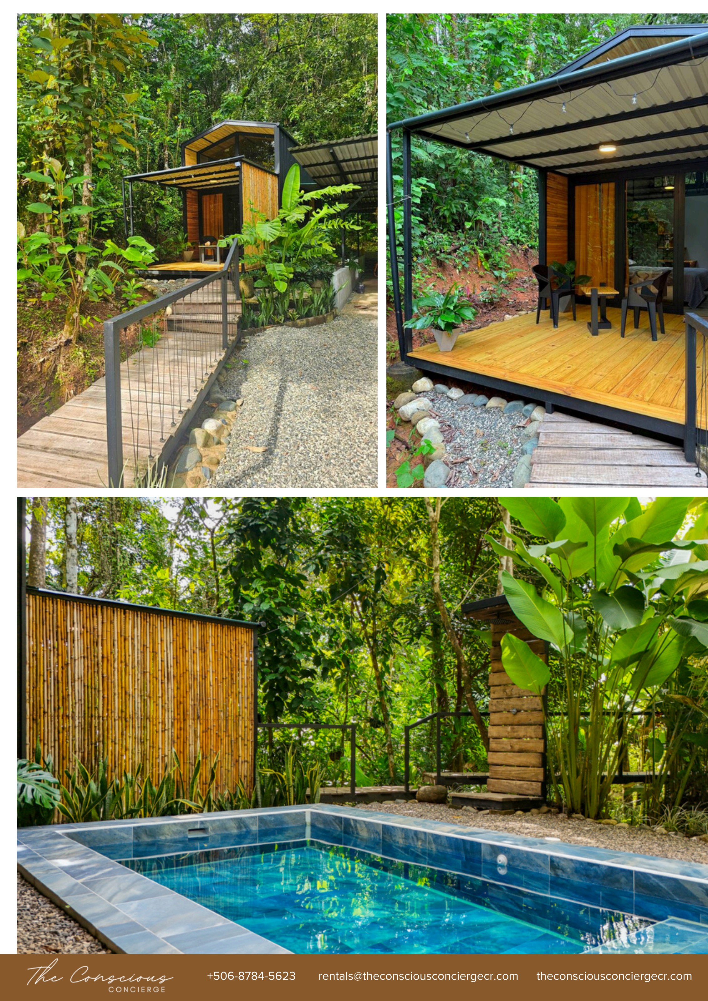 A furnished rental casita surrounded by jungle in the Southern Zone
